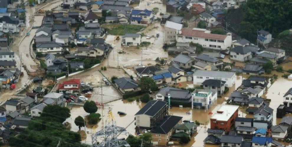 Li Japonya ji ber barana zêde 49 kes mirin