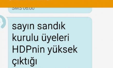 Ji bo dengên HDP’ê bên betalkirin AKP’ê ji telefonê peyam şand!