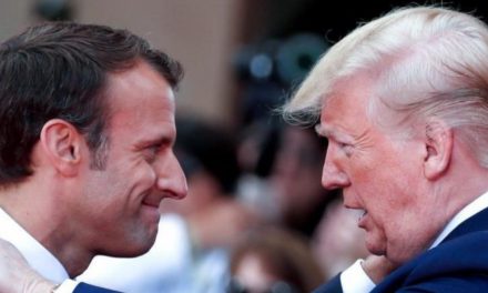 Trûmp ji Macron re got, ”ehmeq” û şerab kire hedef!