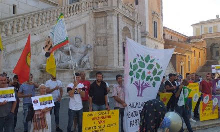 Li Romayê dagirkeriya qeyûman hate protestokirin