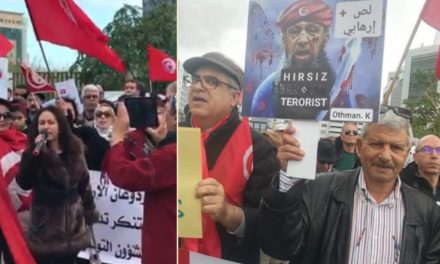 Li Tûnûsê Erdogan hate protestokirin: Diz û terorîst!