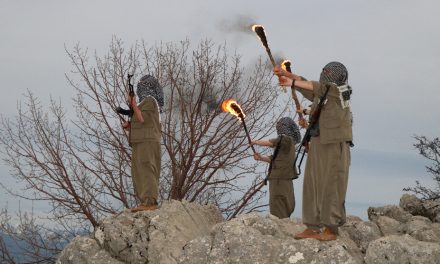 Agirê Newrozê li qadên gerîla hate pêxistin