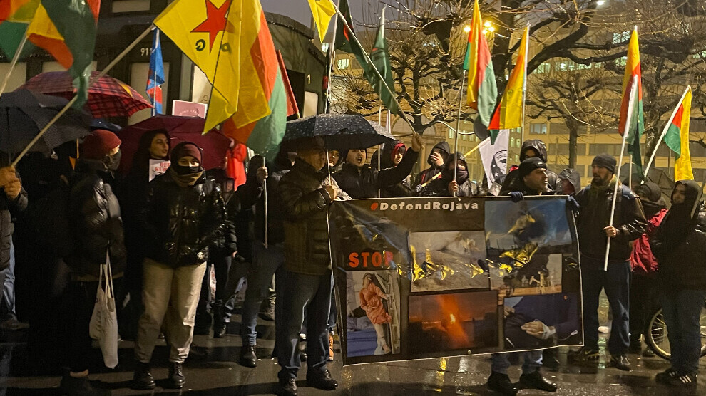 Êrîşên li ser Rojava li Stûttgart û Frankfûrtê hatin protestokirin