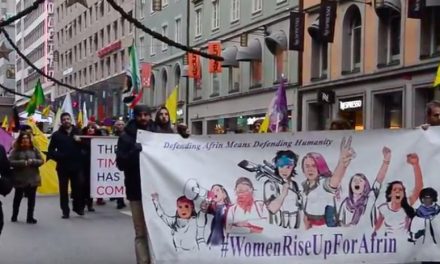 Li Stockholmê ji bo ‘Piştgiriya bi Rojava re’ çalakiyek hate kirin