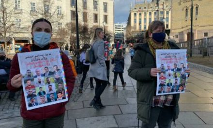 Binpêkirinên mafan ên li Başûrê Kurdistanê li Oslo protesto kirin